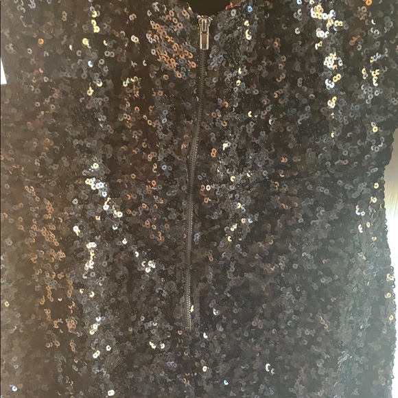 Black sequin dress - Picture 3 of 4